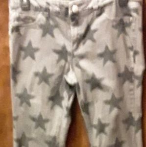 💜Skinny Grey Jeans w/Stars💜